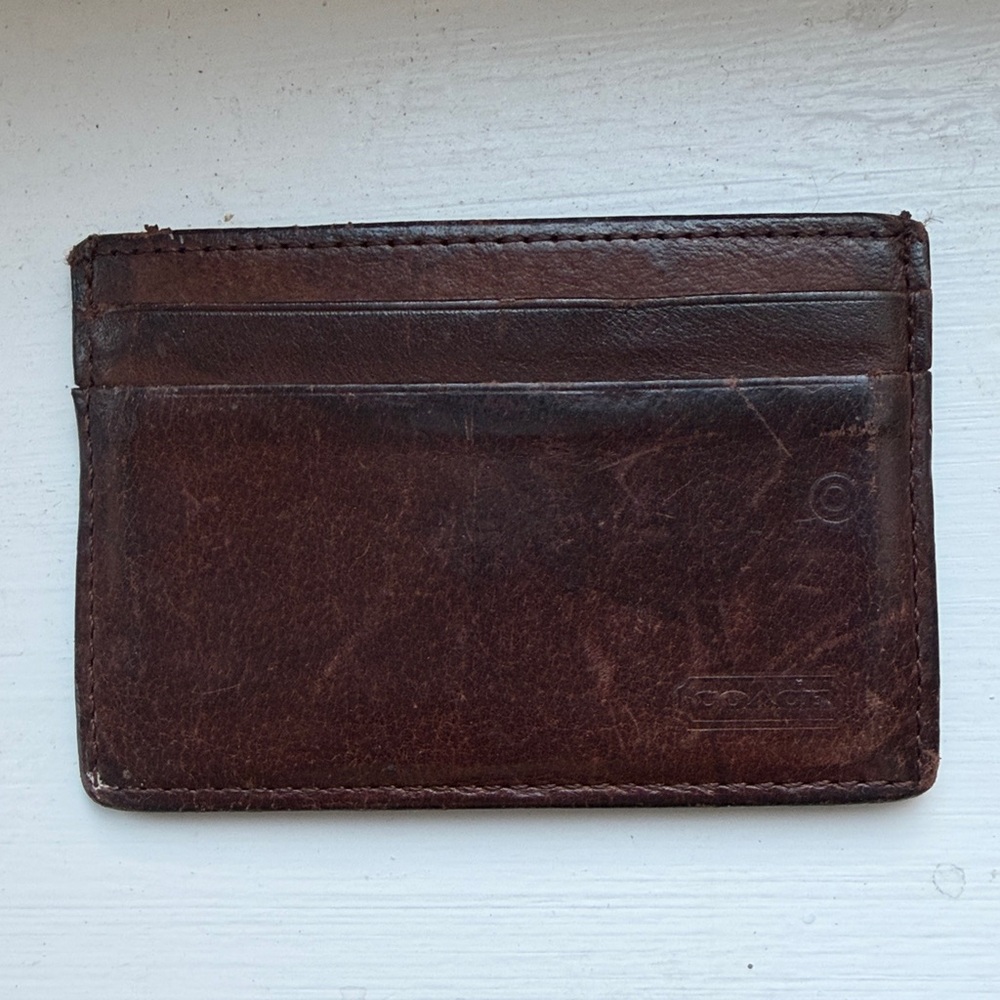 Coach card case
